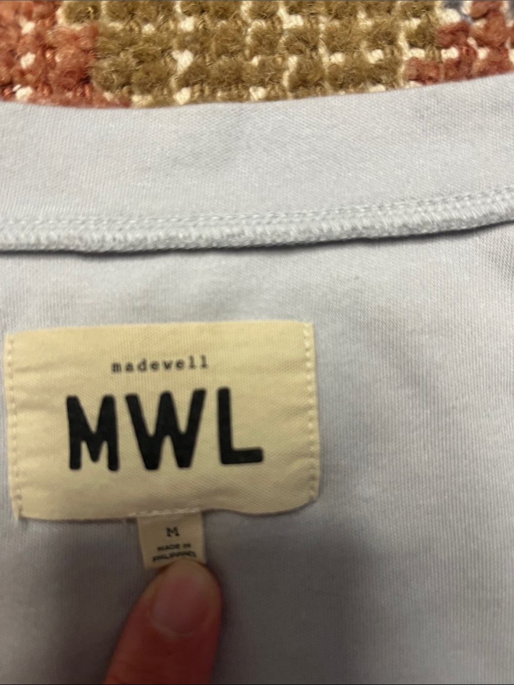 Madewell MWL Breeze Drawstring Romper Size M Light Blue V Neck Casual Jumpsuit - Picture 5 of 7